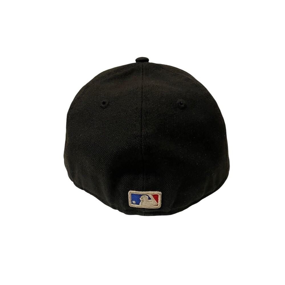 New Era 59Fifty Chicago White Sox Black Fitted Cap Size 7 1/4 MLB - Picture 4 of 8